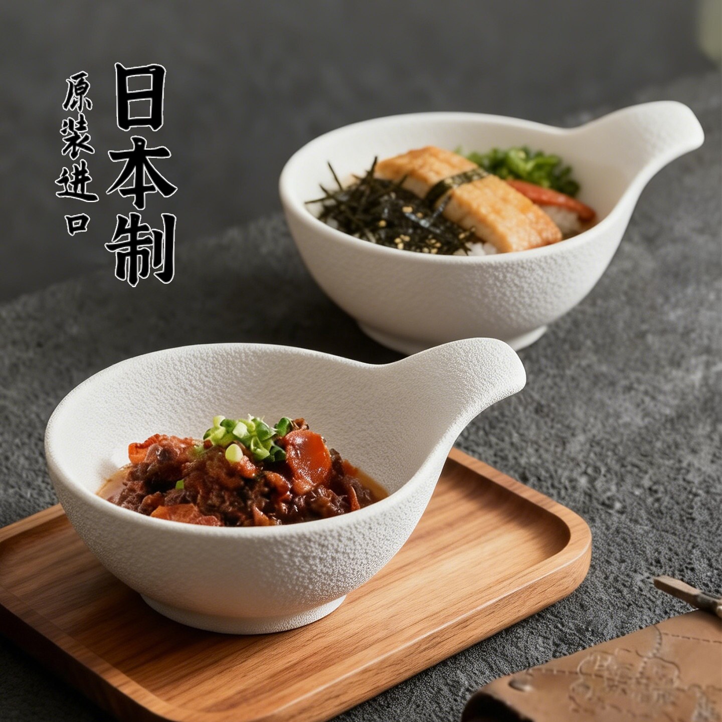 日本进口NAKAYA带把手小碗泡面碗水果沙拉早餐燕麦片酸奶碗蘸料碗图片