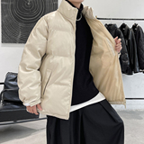 2021秋冬新款百搭皮棉衣宽松PU外套M711-P78控价108，男装棉衣，电商A132（原电商B245）