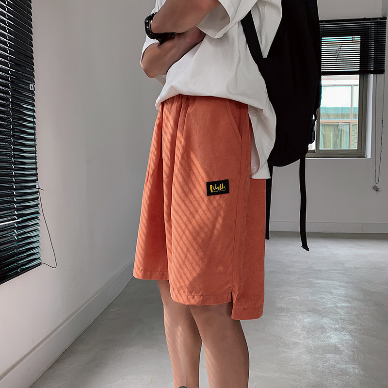港风新款男短裤五分裤男百搭图片