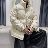 2021秋冬新款百搭皮棉衣宽松PU外套M711-P78控价108，男装棉衣，电商A132（原电商B245）