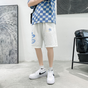 夏季新款男休闲宽松五分男裤港风短裤DK32-P35图片