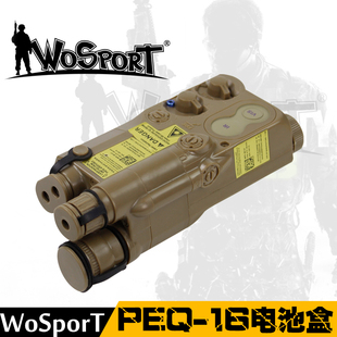 16电池盒 备PEQ 户外装 头盔适配 备配件装 备 电池收纳盒装 WoSporT
