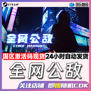 Steam中文正版 全网公敌 Cyber Manhunt 国区激活码cdkey