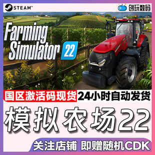 Steam中文正版 模拟农场22 Farming Simulator 22国区激活码 现货