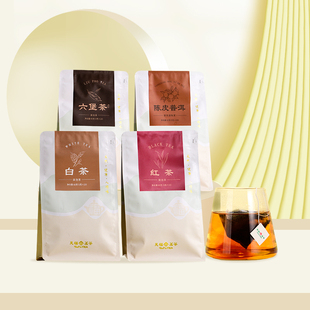 天福茗茶袋泡茶系列口粮自饮红茶白茶六堡茶陈皮普洱4款 茶叶袋装