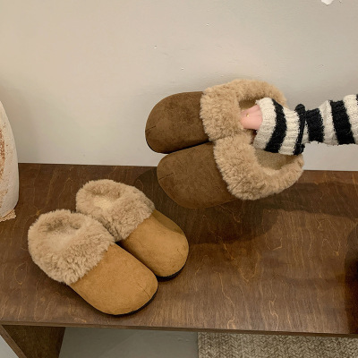 白色加绒加厚复古厚底雪