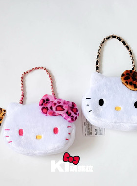 新货出炉KT请就位*出口日本订单新款kitty链条包手拎袋