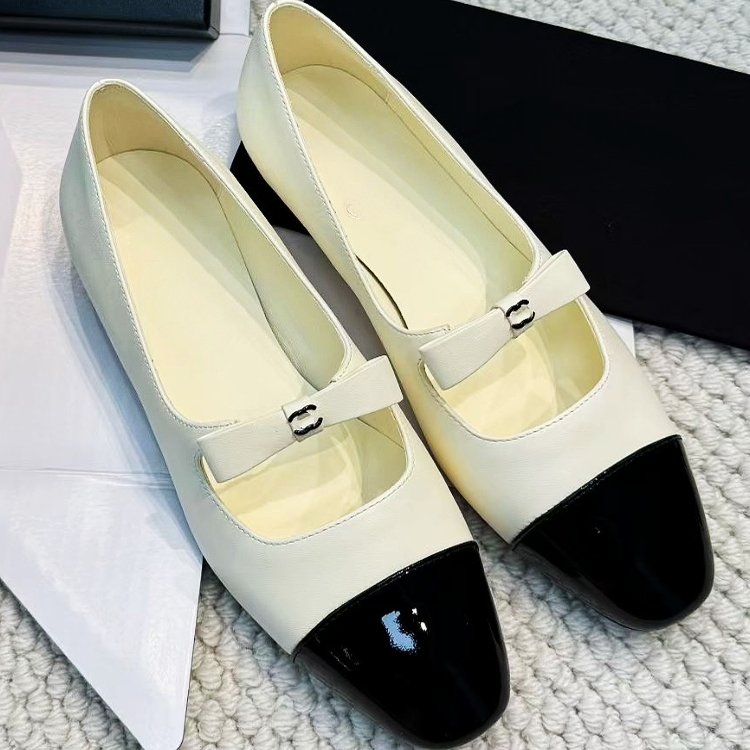 2025新款浅口小香风平底单鞋