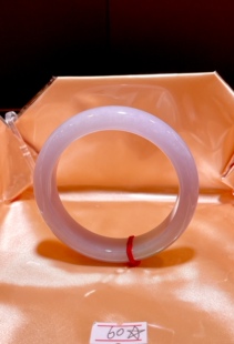 缅甸翡翠A货正品 百搭大气好看 冰种水润紫罗兰正圈手镯60圈口时尚