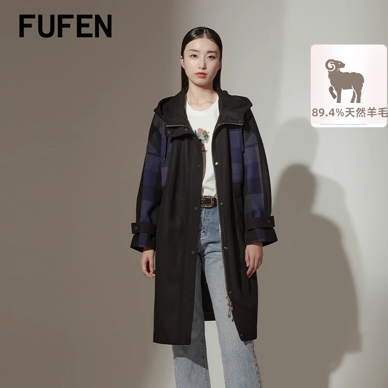 工装风款式大衣