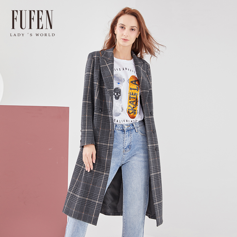 fufen福芬秋季新款时髦气质大衣