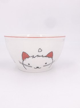 福泰铭顺祥陶瓷猫咪汤匙面碗