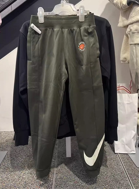 Nike耐克男大童加绒长裤冬季新款山系保暖运动裤FV4008-386