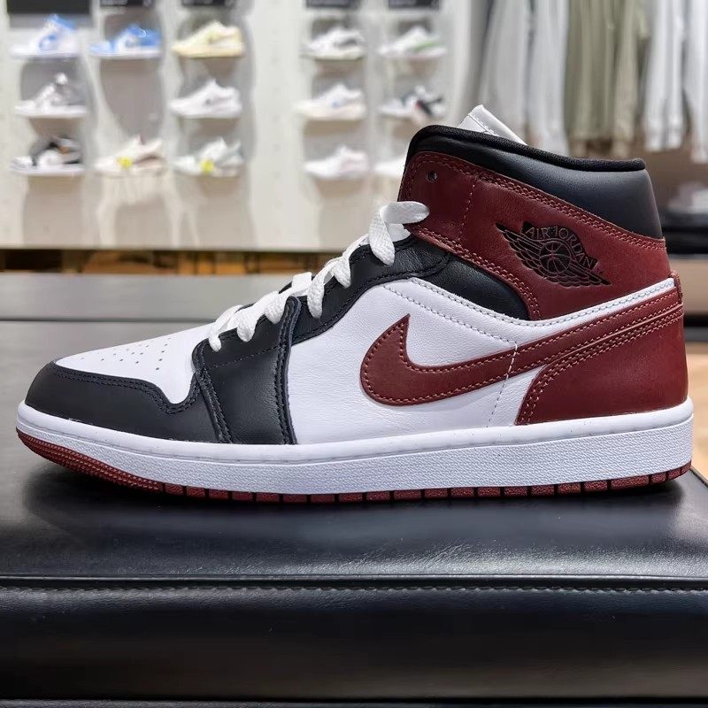 Nike耐克男鞋2025春季AIR JORDAN 1 MID AJ1运动休闲鞋HF3216-102,运动鞋new,运动休闲鞋,淘宝优惠券,粉丝福利购,淘宝优惠卷