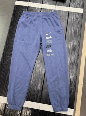 Nike/耐克正品运动休闲男士针织加绒保暖束脚长裤DX0796-491