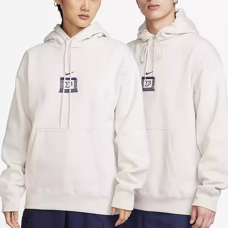 Nike耐克男女款运动休闲经典百搭跑步加绒连帽卫衣 FB8631-072
