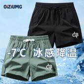 男健身裤 田径运动短裤 速干透气带口袋健身训练三分跑 美式 新款