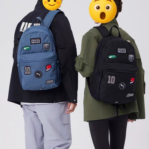 PUMA彪马百搭学院风学生书包双肩包拉链轻便潮流男女同款079194