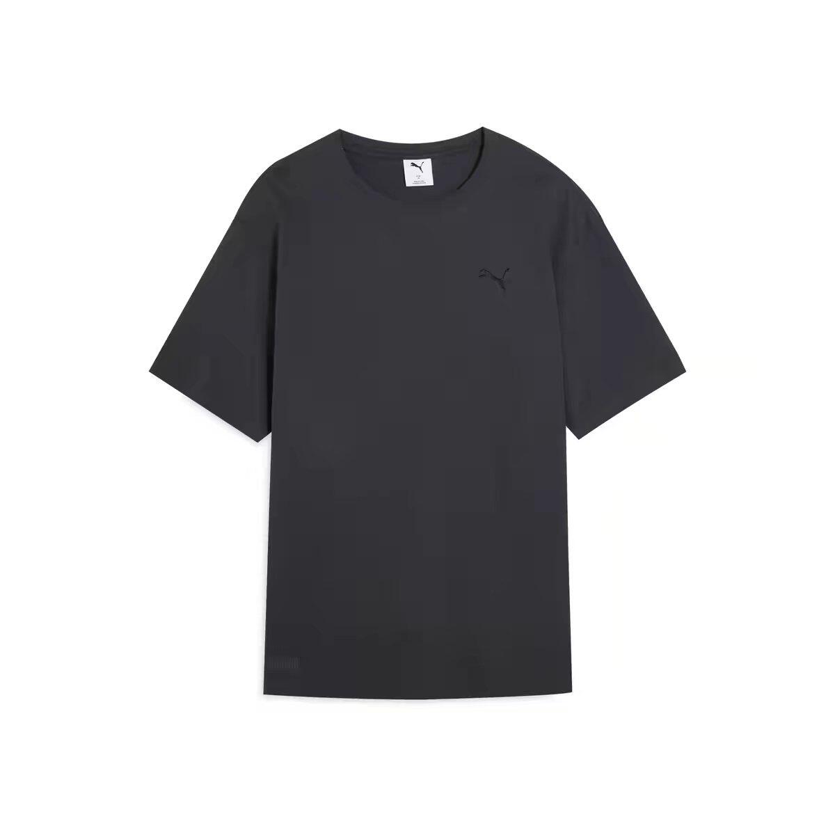 PUMA彪马纯棉宽松廓形夏季短袖T恤男女慵懒风运动休闲上衣632978