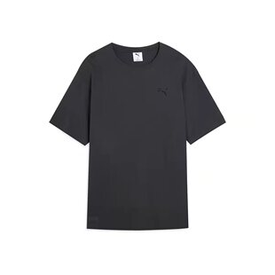 PUMA彪马纯棉宽松廓形夏季短袖T恤男女慵懒风运动休闲上衣632978