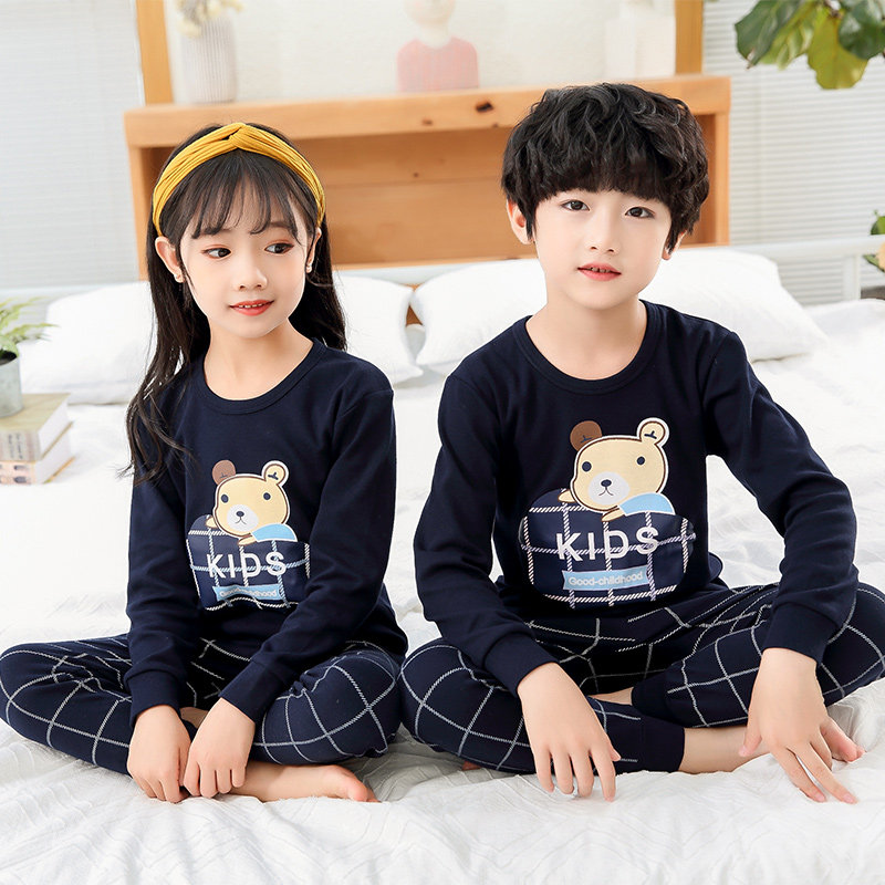 纯棉宝宝儿童秋衣秋裤套装中大童全棉男童装女童睡衣男孩保暖内衣,童装/婴儿装/亲子装,家居服套装,淘宝优惠券,粉丝福利购,淘宝优惠卷