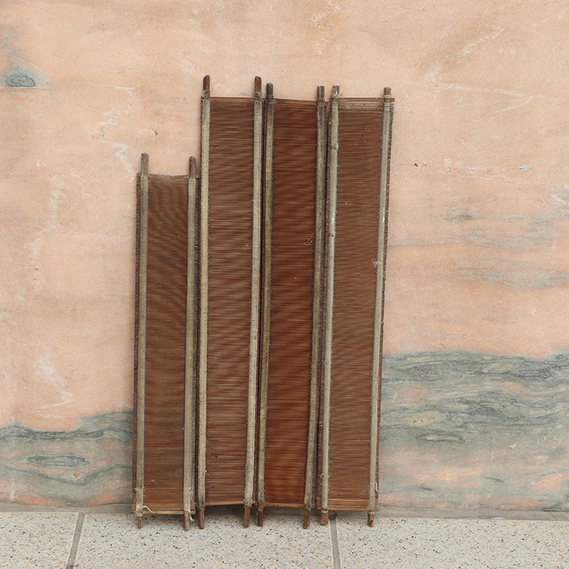 民俗老物件竹篦子老式织布机配件竹篦子复古怀旧收藏品制茶台茶具