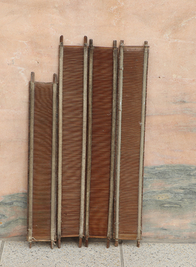 民俗老物件竹篦子老式织布机配件竹篦子复古怀旧收藏品制茶台茶具