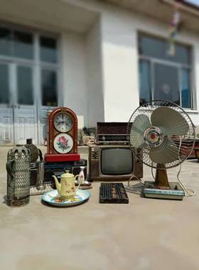 怀旧上世纪杂货电表行军壶老物件