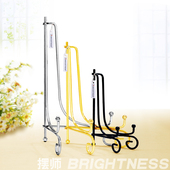 摆师铁制坐盘看盘挂盘架瓷盘子支架钟表工艺摆件底座奖牌展示托架