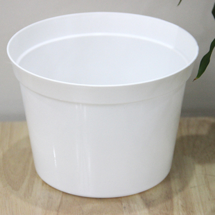 室内树脂小绿萝套盆简约 可储水当托盘用花卉租摆专用花盆180型