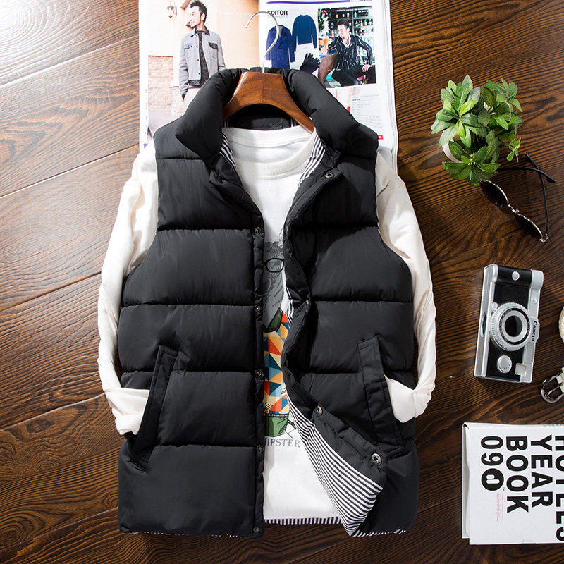 Men's Vest down cotton padded jacket men's sleeveless jacket