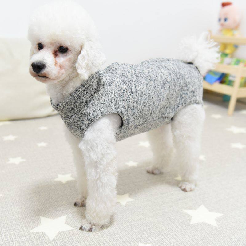 小狗狗冬季加厚衣服包肚子泰迪背狗宠物服装/雨衣