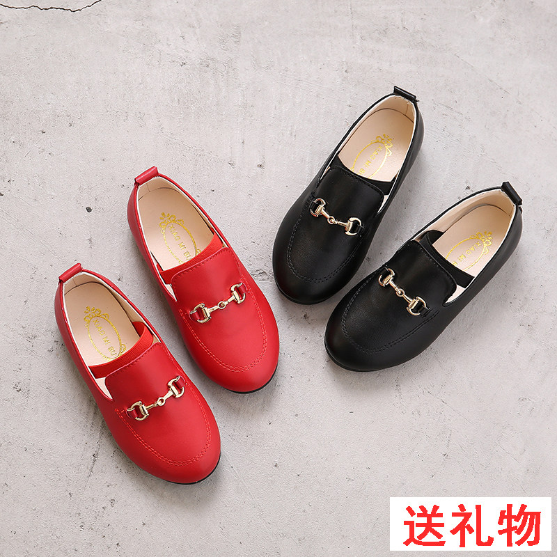 女童皮鞋2019新款韓版公主童鞋女孩軟底單鞋中大童學生時尚豆豆鞋在類目 童鞋/嬰兒鞋/親子鞋, 皮鞋中 - 來自Buy2taobao.com提供專業的淘寶代購服務