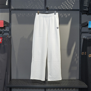 李宁卫裤女子2025春季新款舒适百搭时尚休闲直筒运动长裤AKLV064