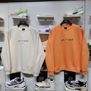 AWDT941 男子运动潮流韦德舒适加绒保暖套头卫衣 李宁2023冬季 新品