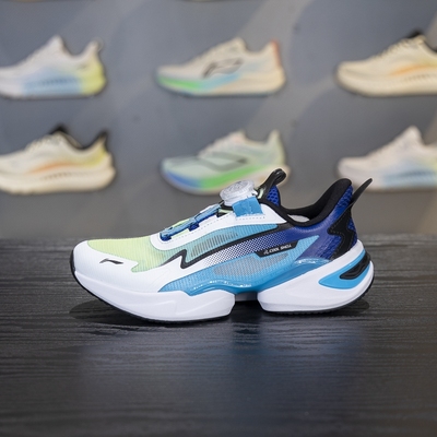 李宁夏季缓震回弹童休闲鞋