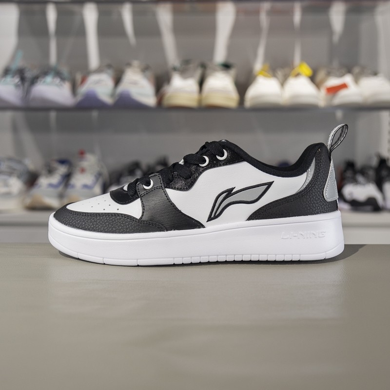 李宁板鞋男子2025春季新款时尚百搭休闲潮流运动鞋小白鞋AGCV061,运动鞋new,板鞋,淘宝优惠券,粉丝福利购,淘宝优惠卷