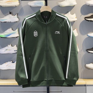 卫衣AWDVC91 复古情侣棒球服加绒宽松开衫 李宁外套2025秋季 新款