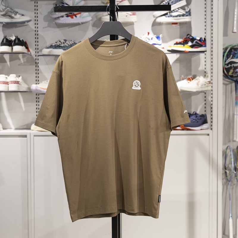 李宁短袖男子宽松短袖T恤