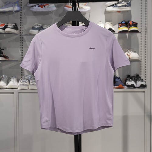 李宁短袖女子冰感舒适短袖T恤