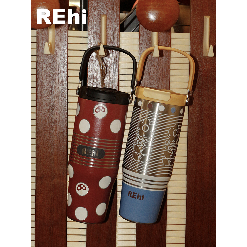 REhi原创趣味双层不锈钢水杯