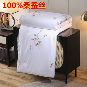 100%桑蚕丝全棉蚕丝被品牌清仓