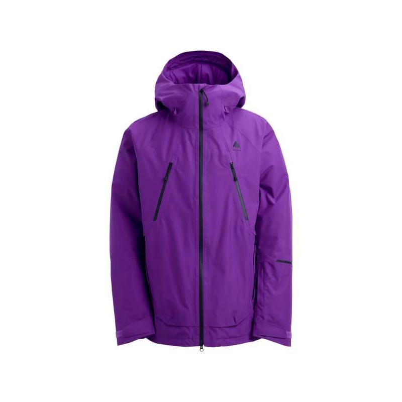 代购Burton男士冲锋衣防水防风透气滑雪服连帽长袖户外夹克