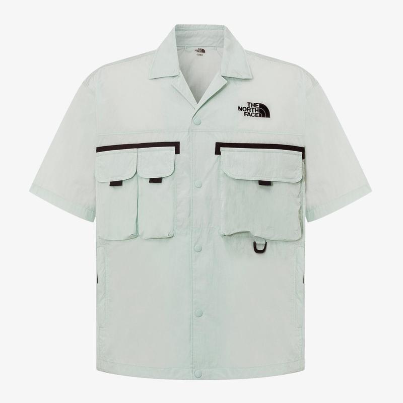 代购THE NORTH FACE北面运动短袖衬衫男透气舒适轻便实用百搭款
