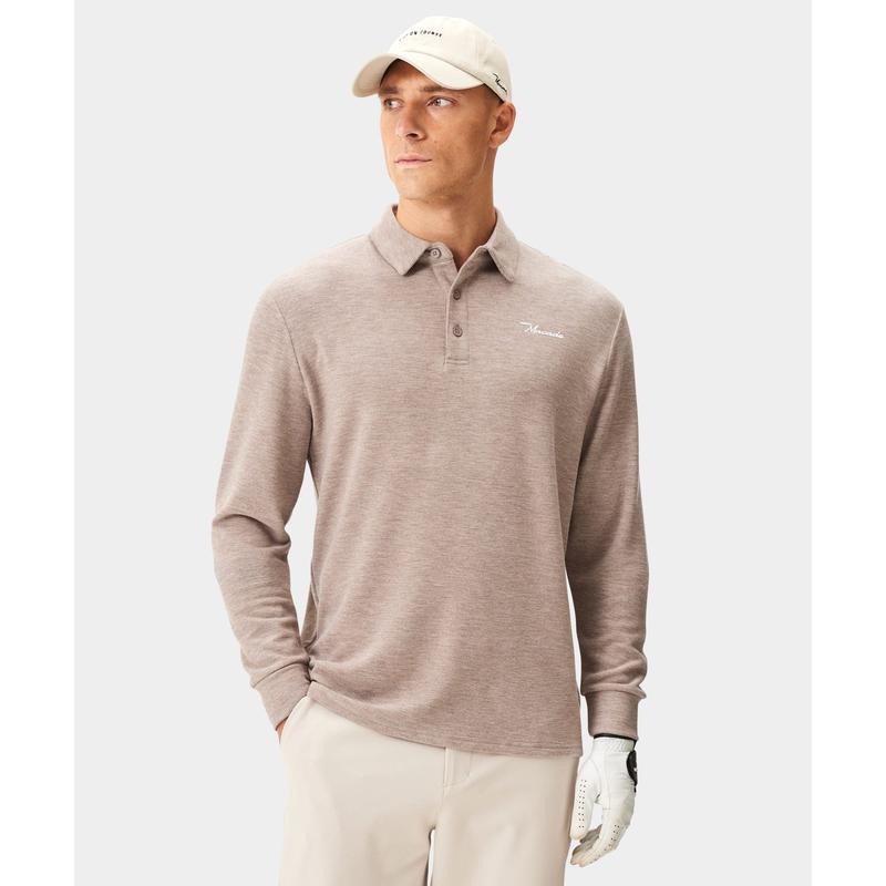 代购MACADE男高尔夫服装舒适休闲衬衫弹力运动上衣高尔夫球场