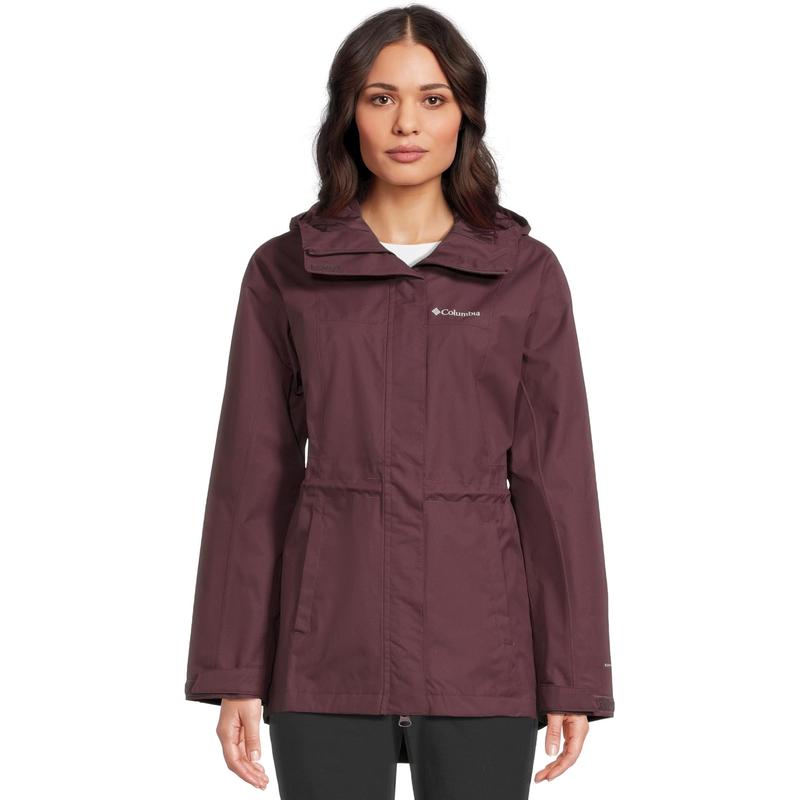 代购Columbia哥伦比亚女士冲锋衣防水透气防风户外风衣连帽长袖