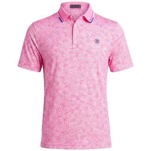 代购GFORE男士POLO吸汗防晒印花轻薄高尔夫户外球衣爆款休闲