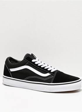 海外代购VANS男士板鞋轻量构造舒适脚感低帮黑白配色日常通勤