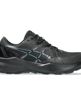 代购Asics亚瑟士男士越野跑鞋缓震耐磨抓地力强跑步鞋黑色灰色