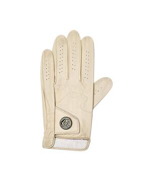 代购MalbonGolf男士高尔夫手套防滑贴合手型吸汗舒适握感奶油色